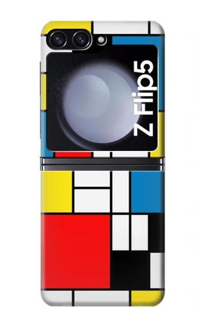 S3814 Piet Mondrian Line Art Composition Case For Samsung Galaxy Z Flip 5