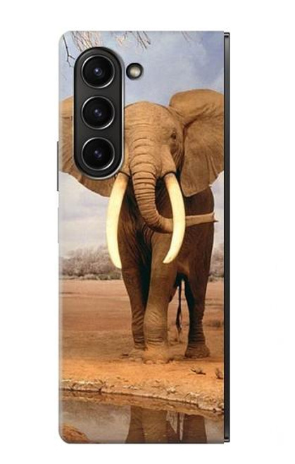 S0310 African Elephant Case For Samsung Galaxy Z Fold 5
