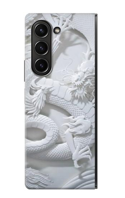 S0386 Dragon Carving Case For Samsung Galaxy Z Fold 5