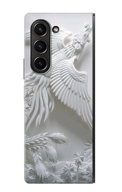 S0516 Phoenix Carving Case For Samsung Galaxy Z Fold 5