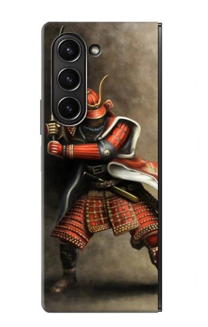 S0796 Japan Red Samurai Case For Samsung Galaxy Z Fold 5