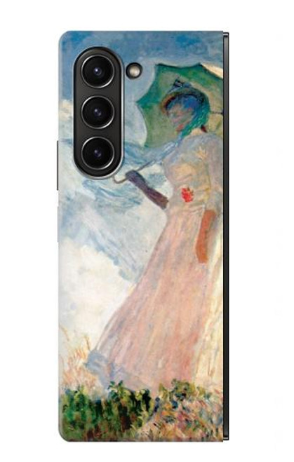 S0998 Claude Monet Woman with a Parasol Case For Samsung Galaxy Z Fold 5