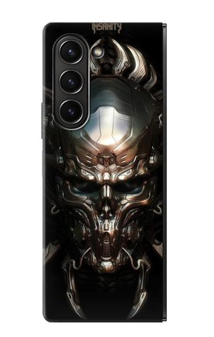 S1027 Hardcore Metal Skull Case For Samsung Galaxy Z Fold 5