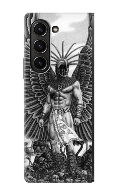 S1235 Aztec Warrior Case For Samsung Galaxy Z Fold 5