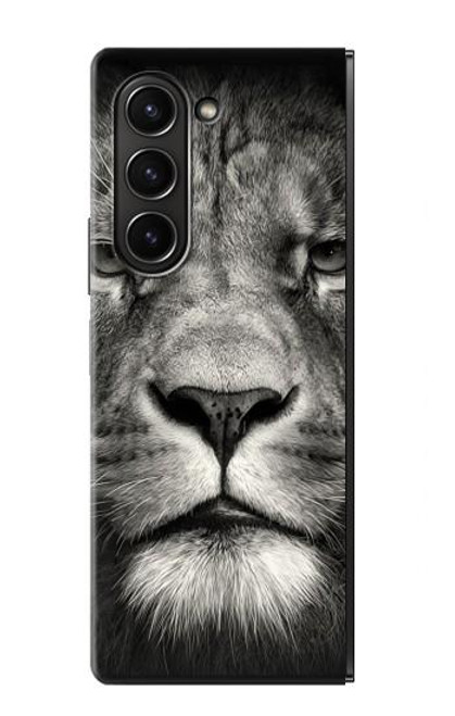 S1352 Lion Face Case For Samsung Galaxy Z Fold 5