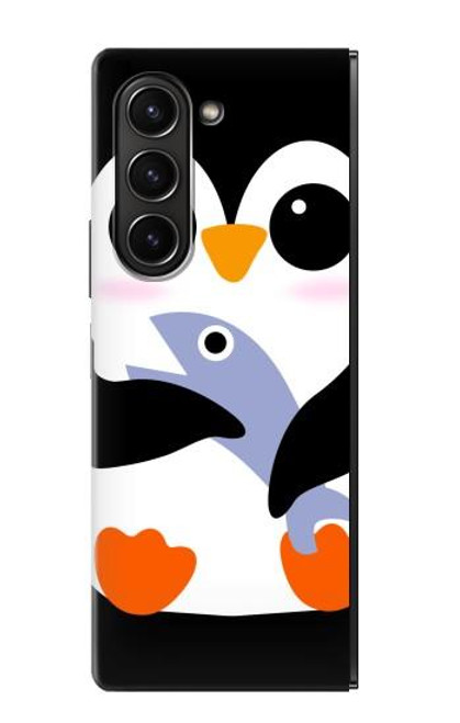 S2631 Cute Baby Penguin Case For Samsung Galaxy Z Fold 5