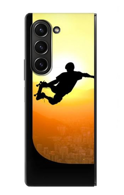 S2676 Extreme Skateboard Sunset Case For Samsung Galaxy Z Fold 5