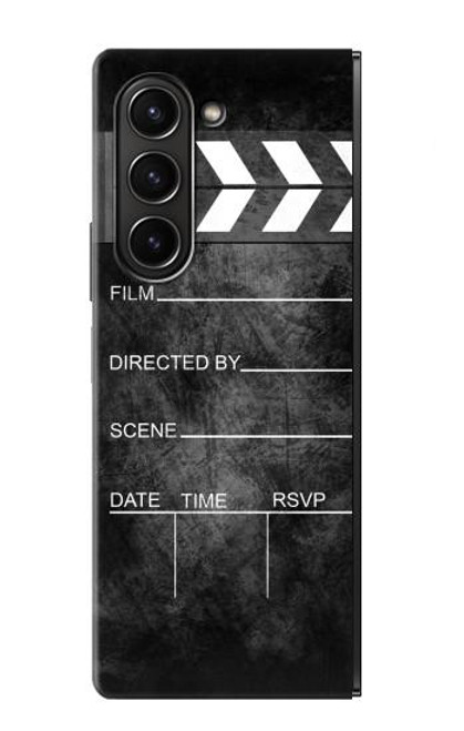 S2919 Vintage Director Clapboard Case For Samsung Galaxy Z Fold 5