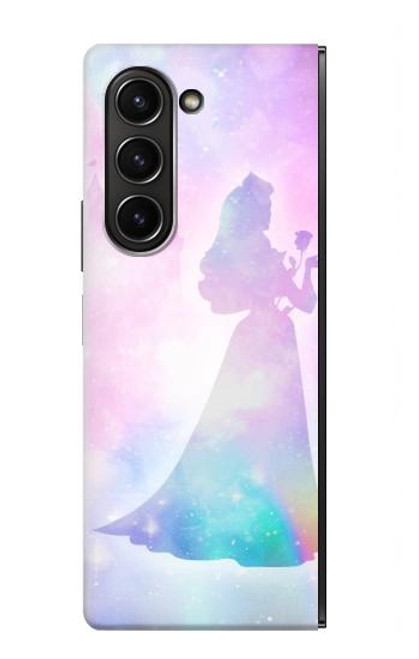 S2992 Princess Pastel Silhouette Case For Samsung Galaxy Z Fold 5