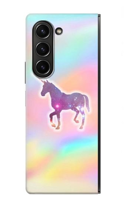 S3203 Rainbow Unicorn Case For Samsung Galaxy Z Fold 5