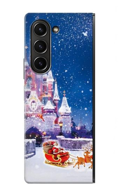 S3282 Santa Xmas Castle Case For Samsung Galaxy Z Fold 5