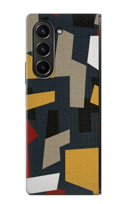 S3386 Abstract Fabric Texture Case For Samsung Galaxy Z Fold 5