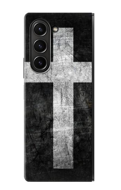 S3491 Christian Cross Case For Samsung Galaxy Z Fold 5