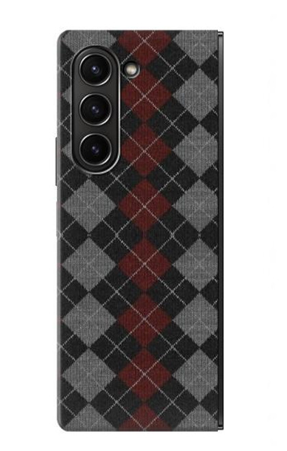 S3907 Sweater Texture Case For Samsung Galaxy Z Fold 5
