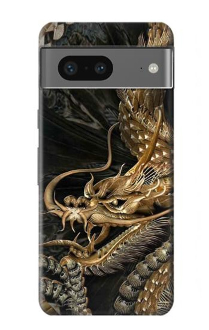 S0426 Gold Dragon Case For Google Pixel 7a