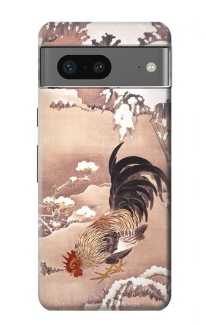 S1332 Ito Jakuchu Rooster Case For Google Pixel 7a