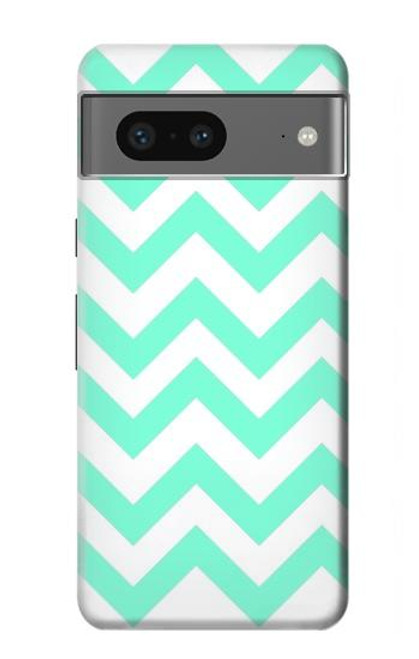 S1723 Mint Chevron Zigzag Case For Google Pixel 7a