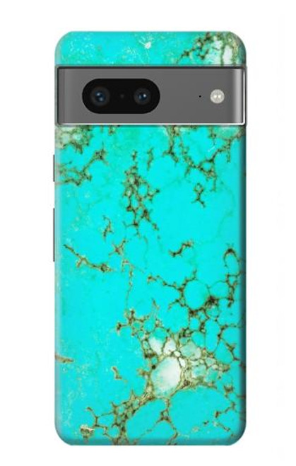 S2377 Turquoise Gemstone Texture Graphic Printed Case For Google Pixel 7a