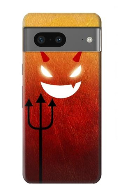 S2454 Red Cute Little Devil Cartoon Case For Google Pixel 7a