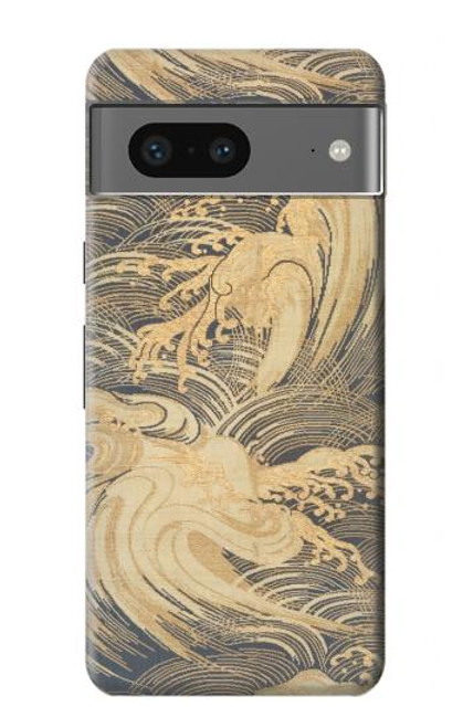 S2680 Japan Art Obi With Stylized Waves Case For Google Pixel 7a