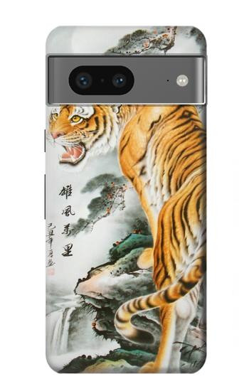 S2750 Oriental Chinese Tiger Painting Case For Google Pixel 7a
