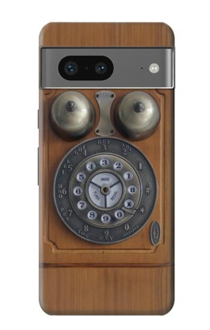 S3146 Antique Wall Retro Dial Phone Case For Google Pixel 7a