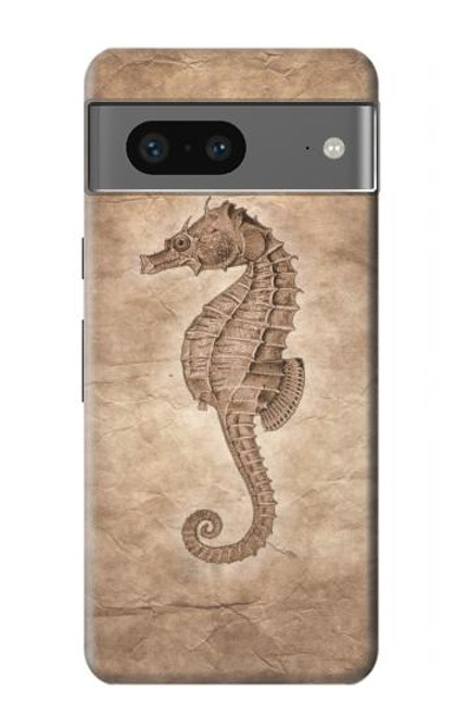 S3214 Seahorse Skeleton Fossil Case For Google Pixel 7a