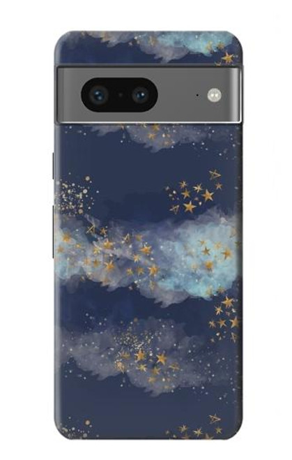 S3364 Gold Star Sky Case For Google Pixel 7a