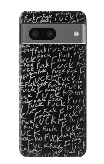 S3478 Funny Words Blackboard Case For Google Pixel 7a