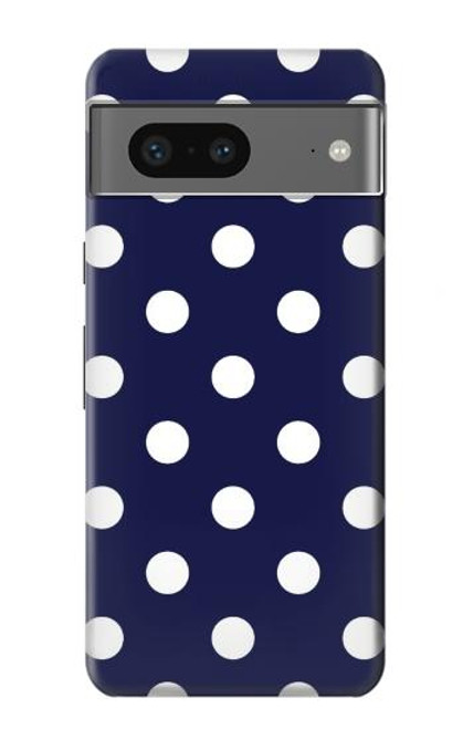 S3533 Blue Polka Dot Case For Google Pixel 7a