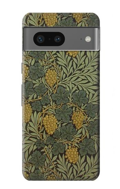 S3662 William Morris Vine Pattern Case For Google Pixel 7a