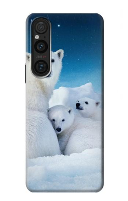 S0285 Polar Bear Family Arctic Case For Sony Xperia 1 V