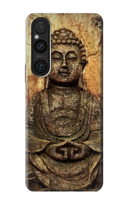 S0344 Buddha Rock Carving Case For Sony Xperia 1 V