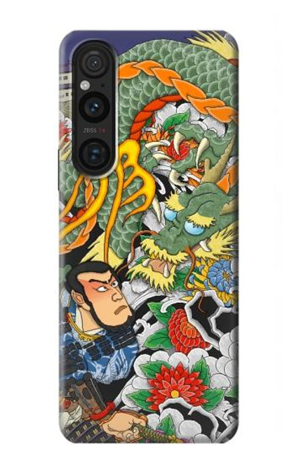 S0454 Japan Tattoo Case For Sony Xperia 1 V