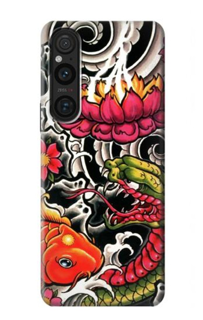 S0605 Yakuza Tattoo Case For Sony Xperia 1 V