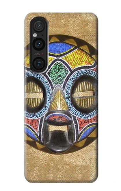 S0965 African Baluba Mask Case For Sony Xperia 1 V