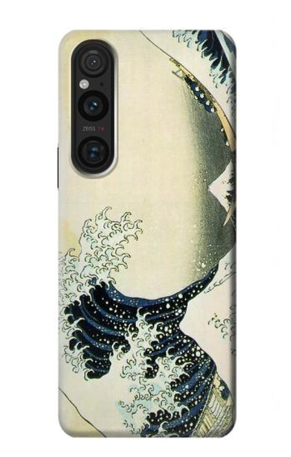 S1040 Hokusai The Great Wave of Kanagawa Case For Sony Xperia 1 V