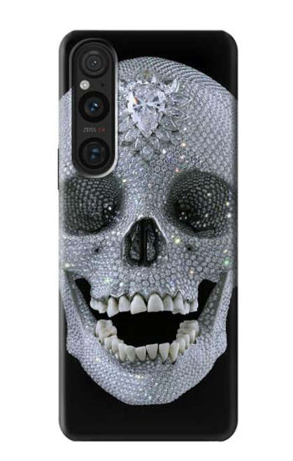 S1286 Diamond Skull Case For Sony Xperia 1 V