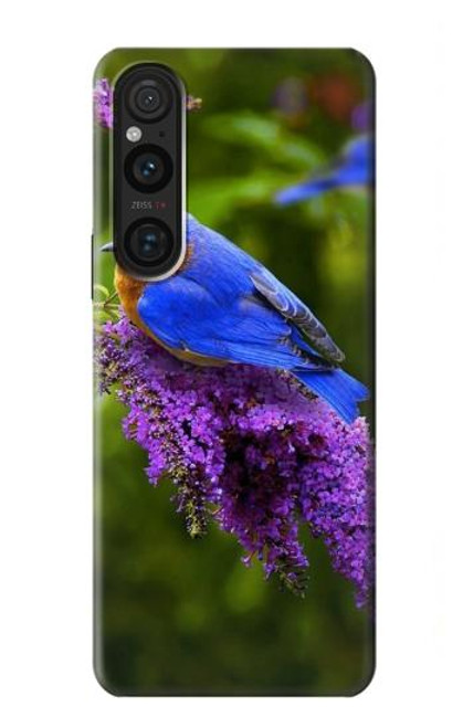 S1565 Bluebird of Happiness Blue Bird Case For Sony Xperia 1 V
