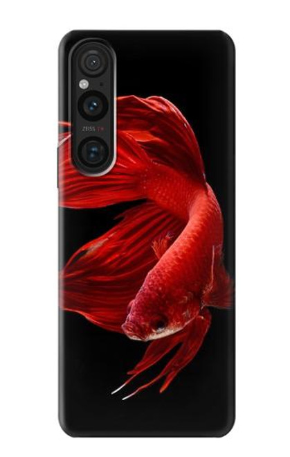 S2092 Red Siamese Fighting Fish Case For Sony Xperia 1 V