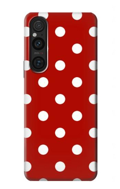 S2951 Red Polka Dots Case For Sony Xperia 1 V