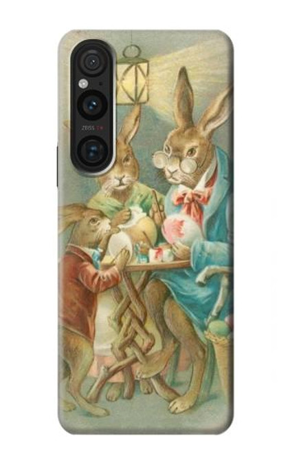 S3164 Easter Rabbit Family Case For Sony Xperia 1 V