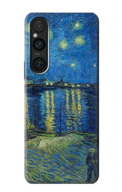 S3336 Van Gogh Starry Night Over the Rhone Case For Sony Xperia 1 V