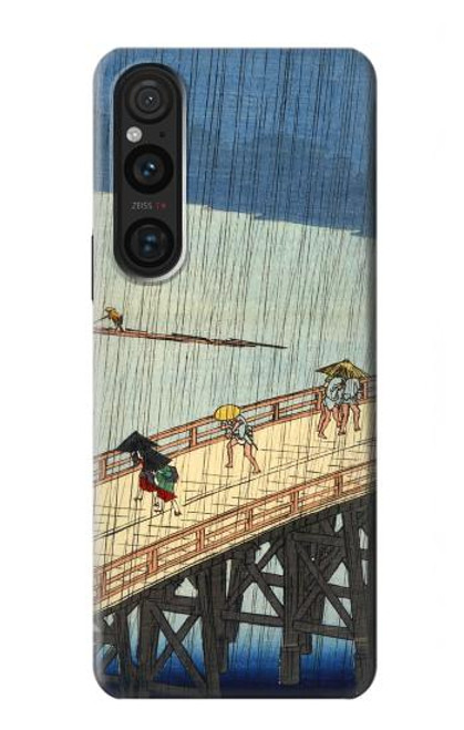 S3347 Utagawa Hiroshige Sudden shower Case For Sony Xperia 1 V