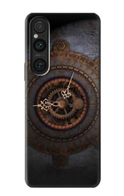 S3908 Vintage Clock Case For Sony Xperia 1 V