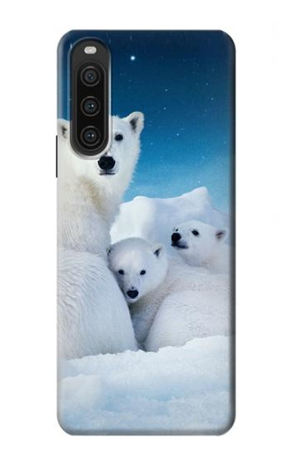 S0285 Polar Bear Family Arctic Case For Sony Xperia 10 V