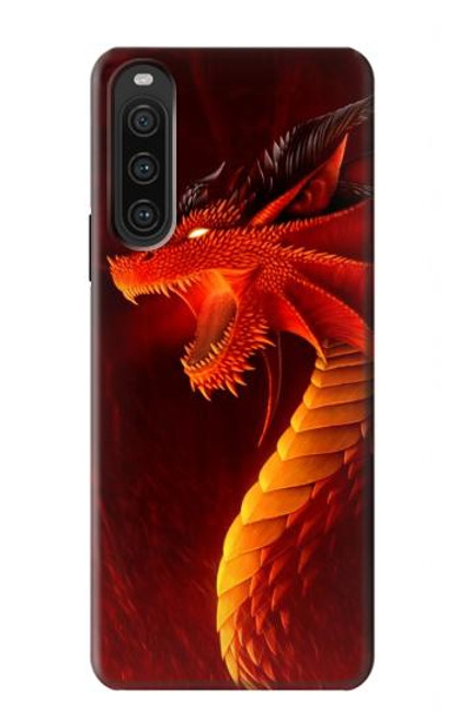 S0526 Red Dragon Case For Sony Xperia 10 V