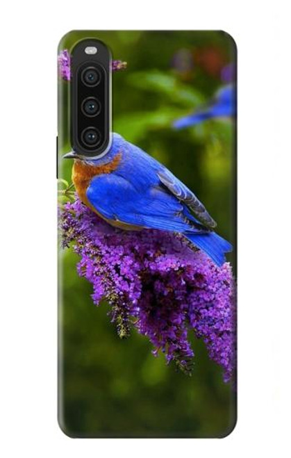 S1565 Bluebird of Happiness Blue Bird Case For Sony Xperia 10 V