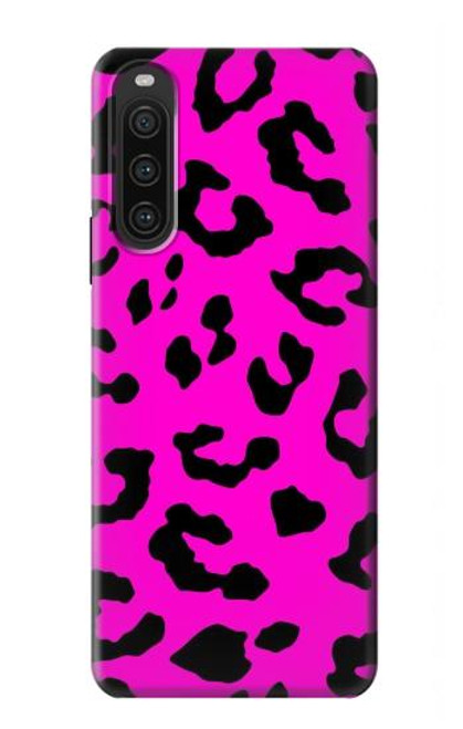 S1850 Pink Leopard Pattern Case For Sony Xperia 10 V