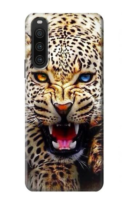 S1932 Blue Eyed Leopard Case For Sony Xperia 10 V